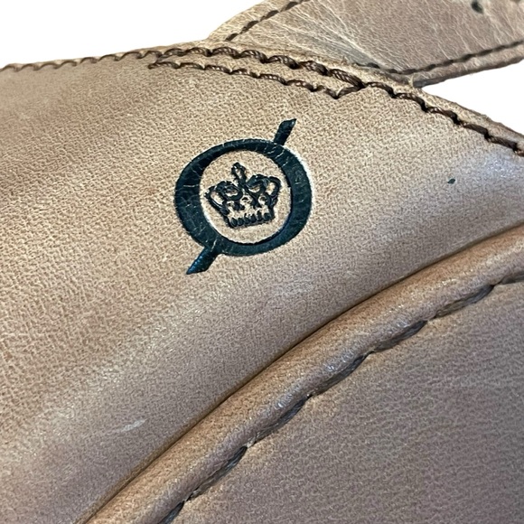 BORN Emmy Leather Wedge Sandals Brown Boho Heels Strappy Festival Ankle Strap 10 - Picture 6 of 11